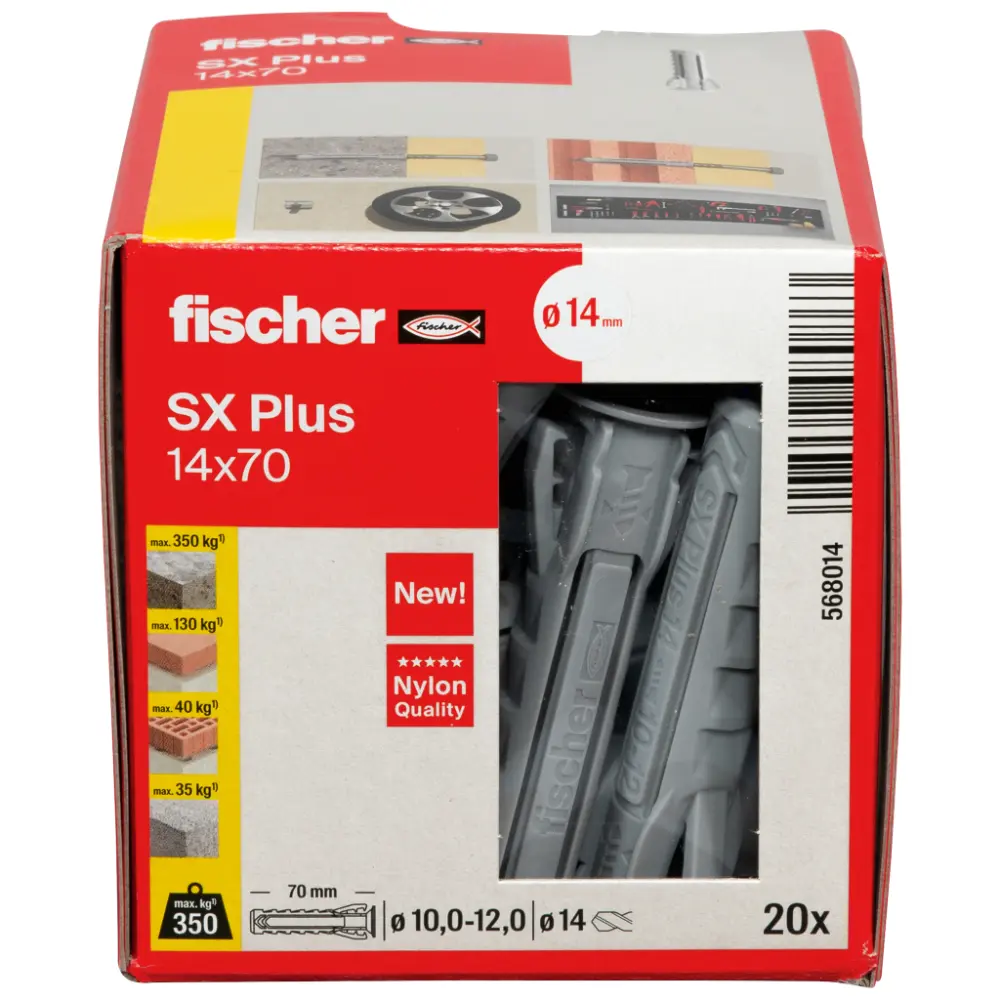 Fischer Spreizdübel SX Plus 14x70