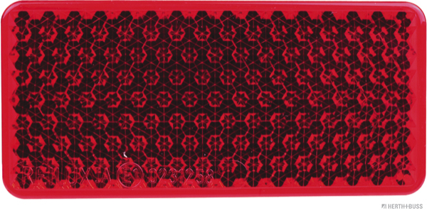 HERTH&BUSS Rückstrahler, 94 mm, 44 mm, rot