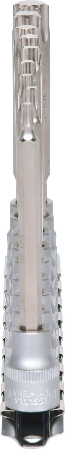 KS Tools 3/8" Bit-Stecknuss-Satz Torx, lang, 9-tlg, T20-T60