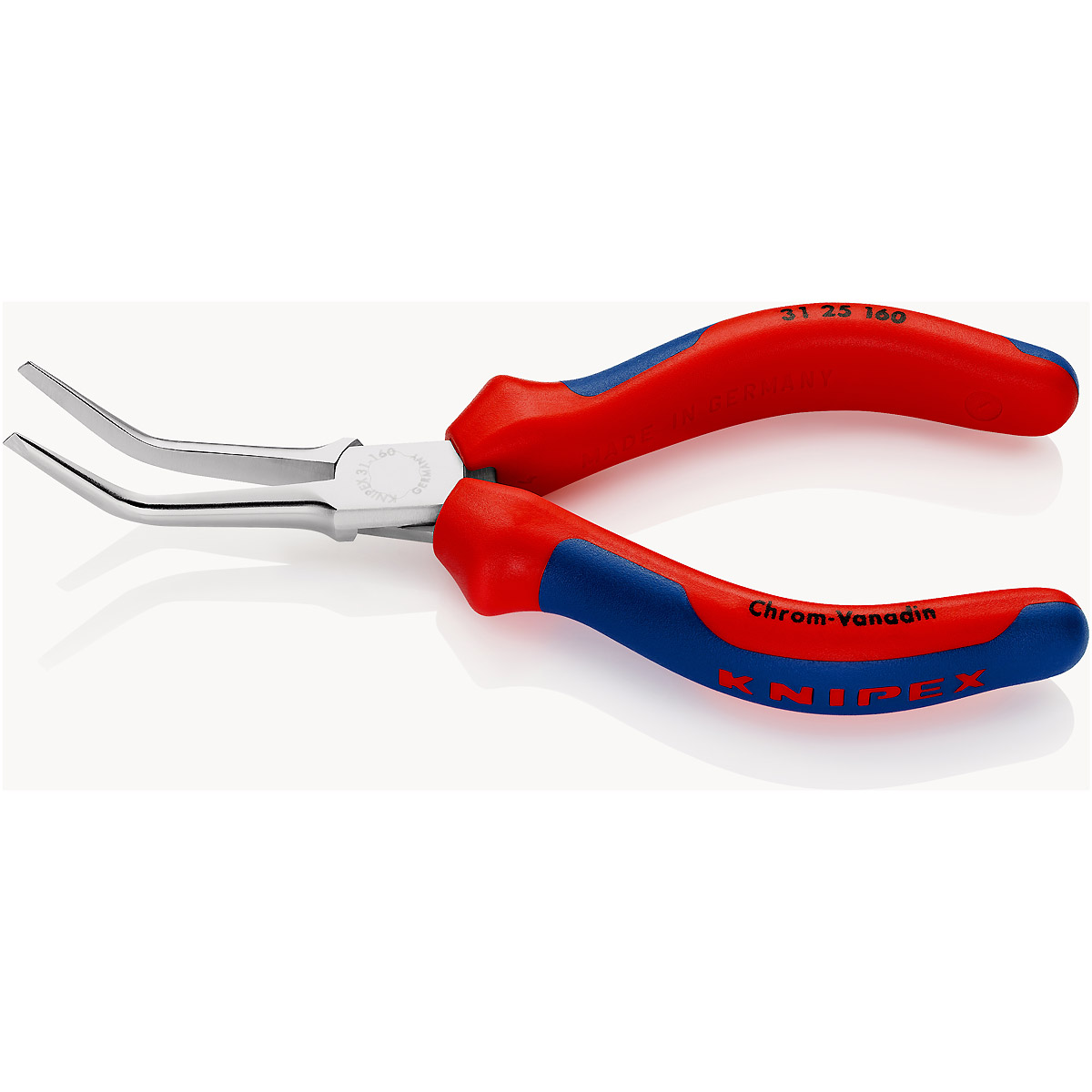 KNIPEX Greifzange (Nadelzange) angewinkelt