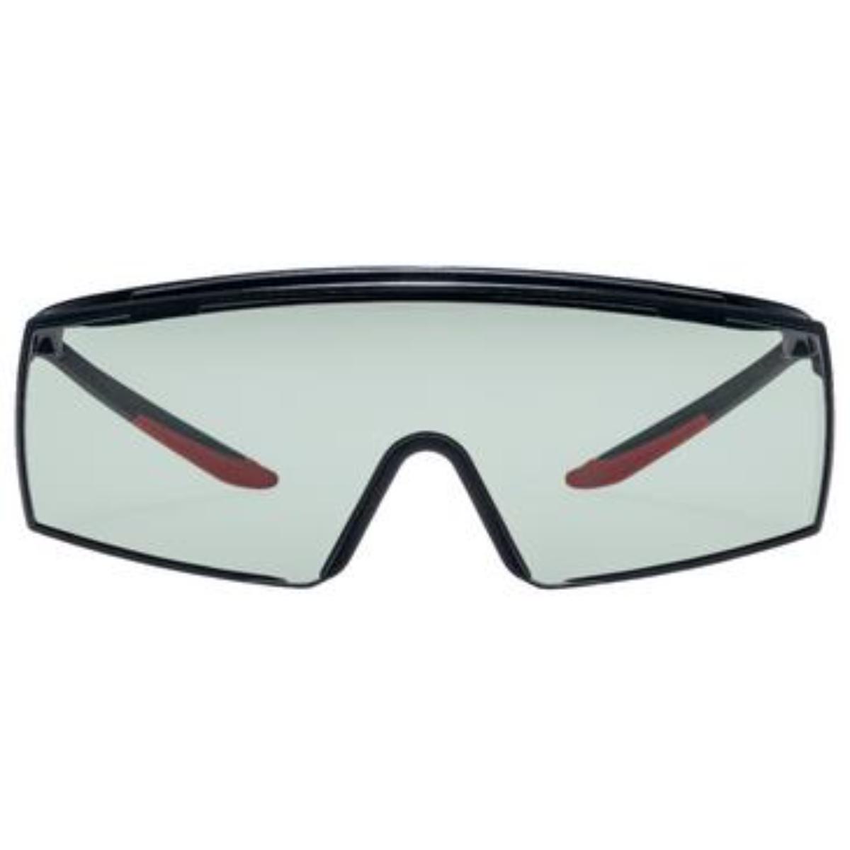 uvex Überbrille super f OTG Infrarotschutz 1,7 schwarz, rot