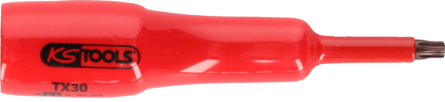 KS Tools 1/2" Bit-Stecknuss mit Schutzisolierung für Torx-Schrauben, lang