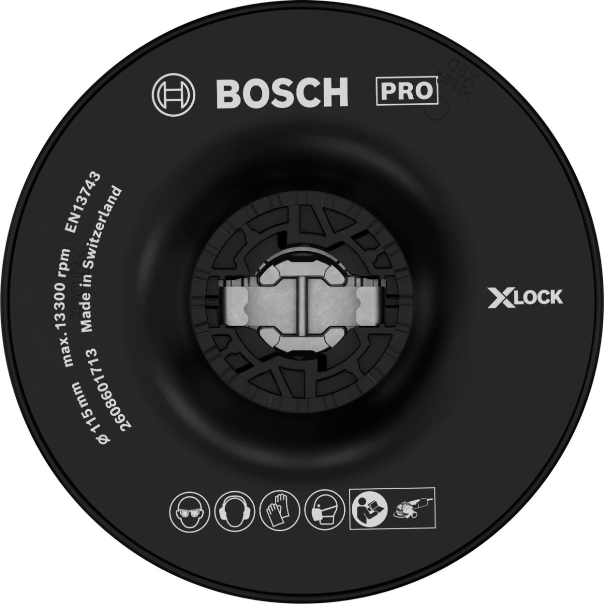 Bosch PRO X-LOCK Stützteller, hart, 115 mm