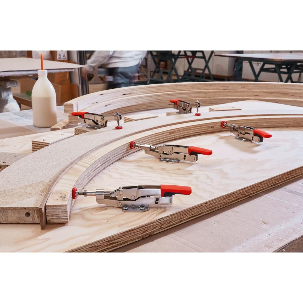 Bessey Schubstangenspanner mit waagrechter Grundplatte STC-IHH