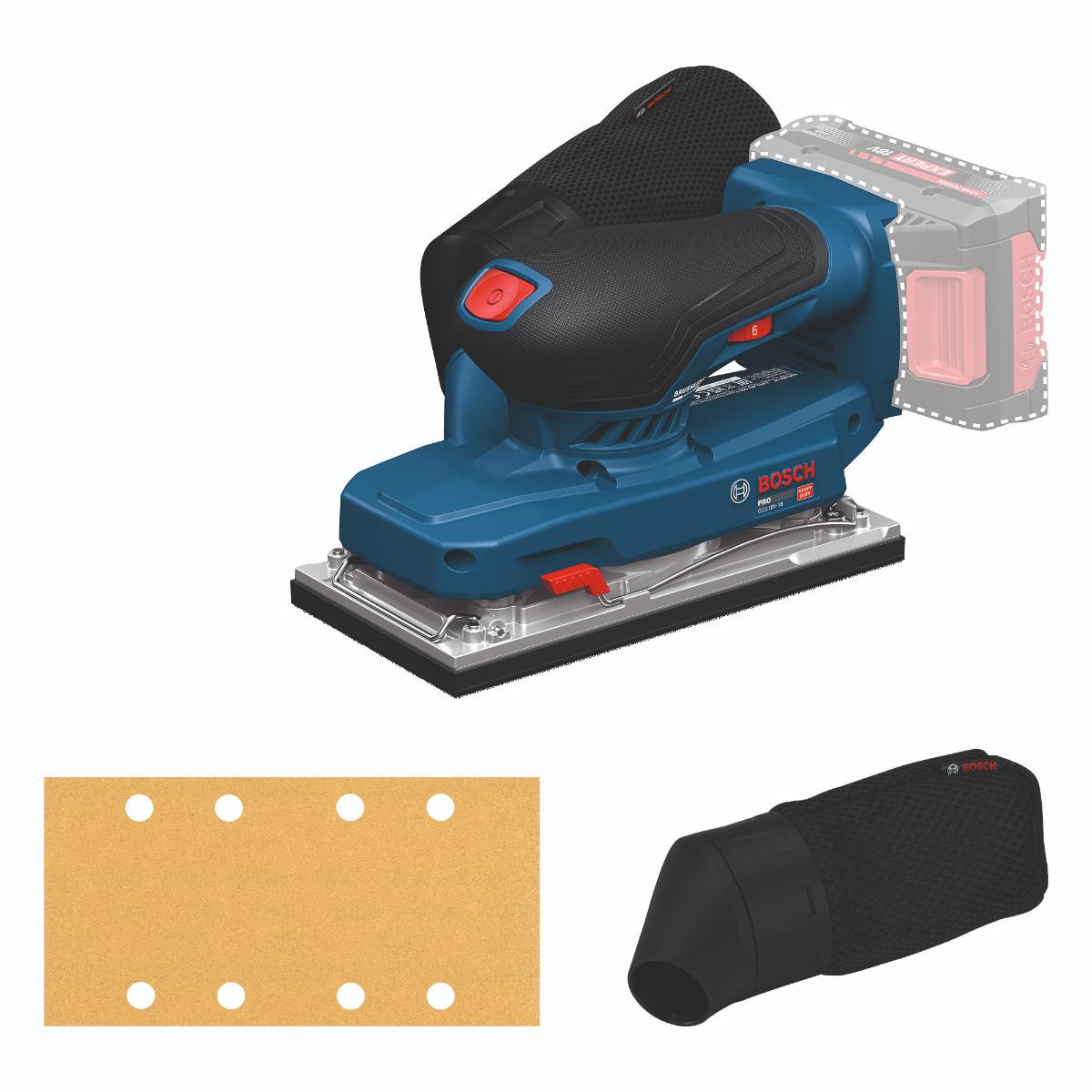 Bosch Schwingschleifer GSS18V-18 in L-BOXX