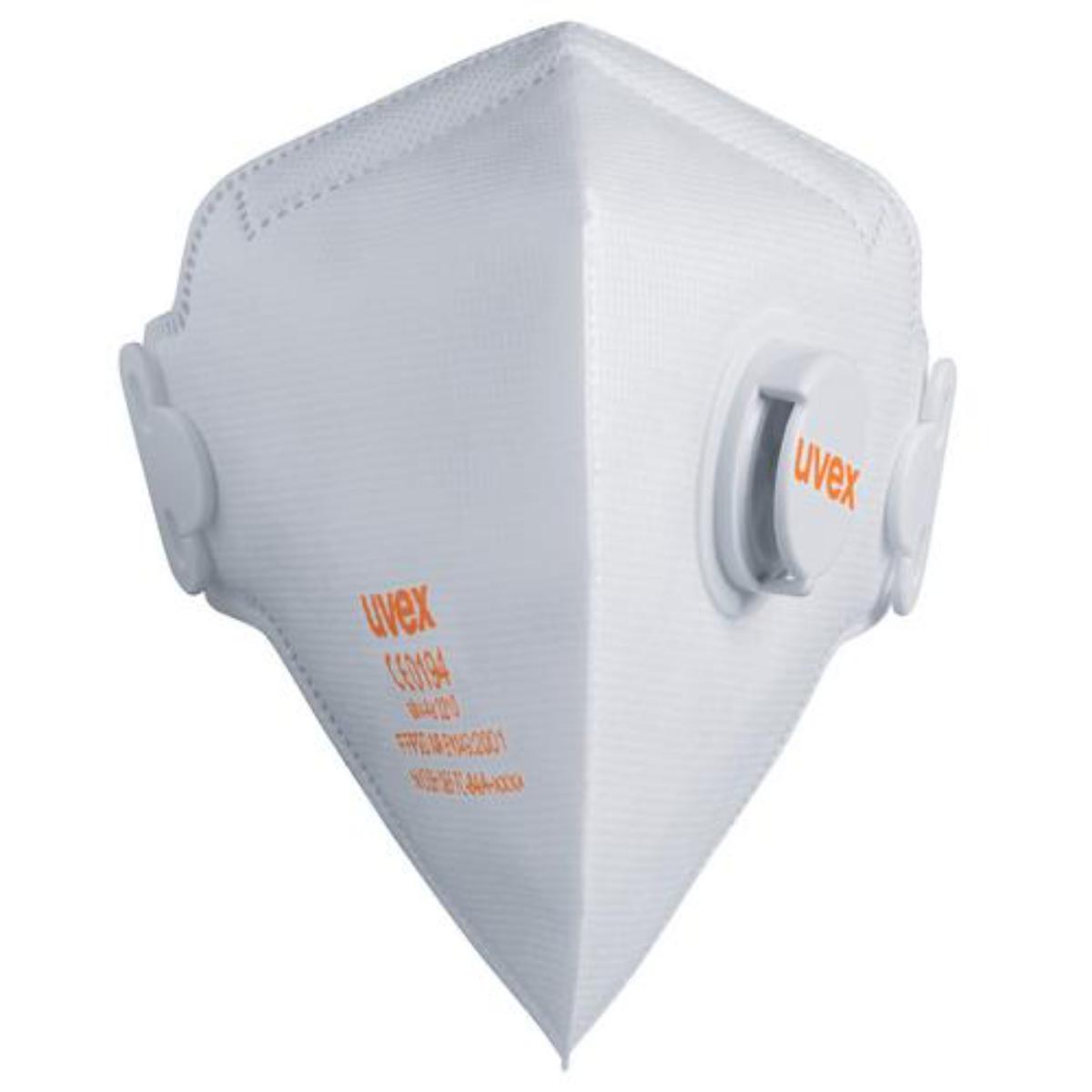 uvex silv-Air c Faltmaske c 3210 FFP2 mit Ausatemventil - 3 Stück