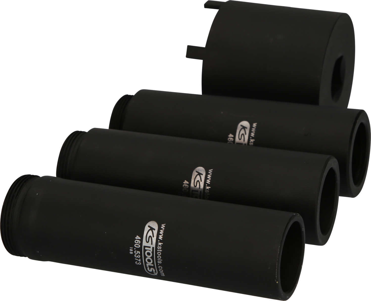 KS Tools Nutmuttern-Schlüssel-Satz mit 3 Führungsrohren für Mercedes, Ø 63 mm, 4-tlg