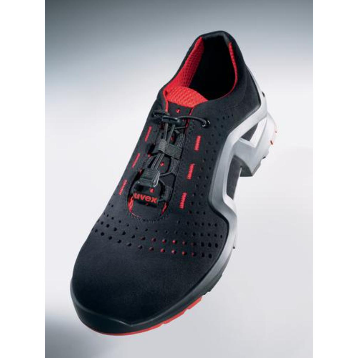 uvex 1 x-tended support Sicherheitsschuh S1 Halbschuh gelocht