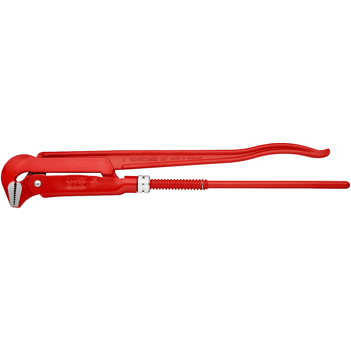 KNIPEX Rohrzange 90° 560 mm rot pulverbeschichtet