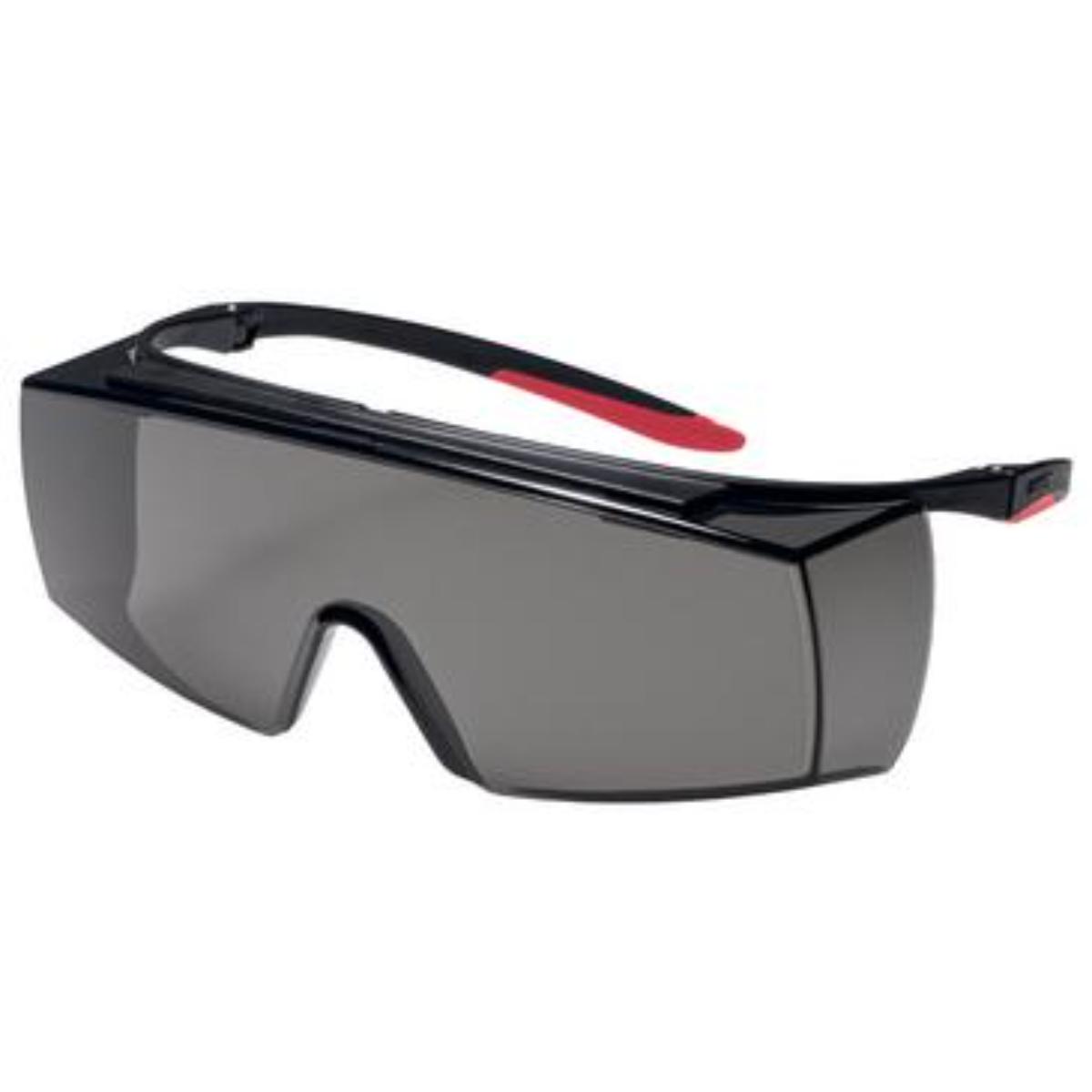 uvex Überbrille super f OTG Infrarotschutz 3,0 schwarz, rot