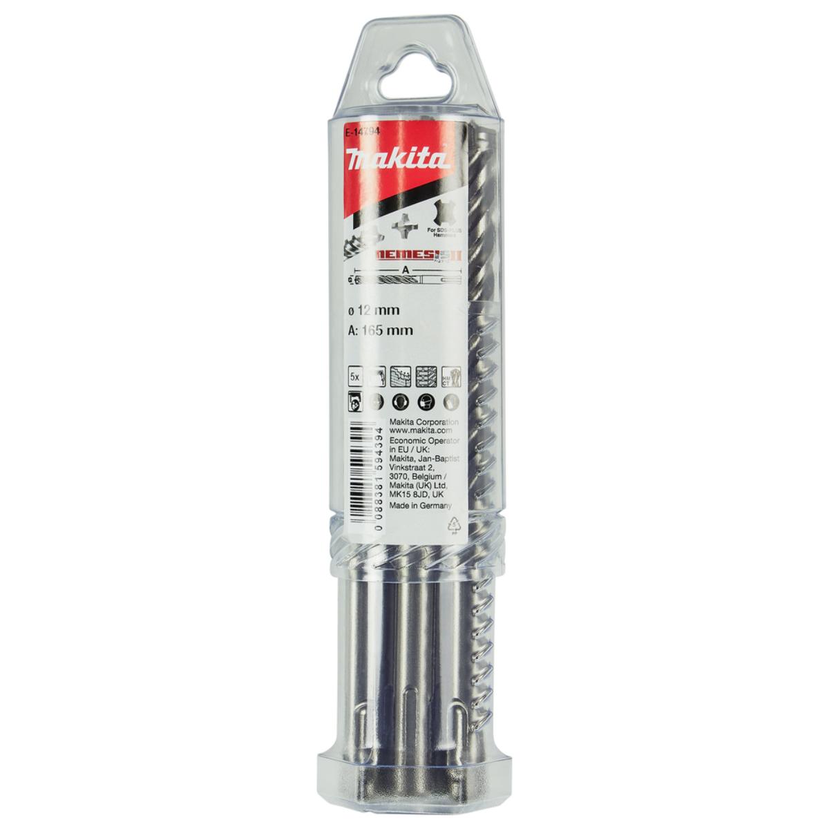 Makita HM Bohrer NEMESIS II SDS-PLUS - 5 Stück