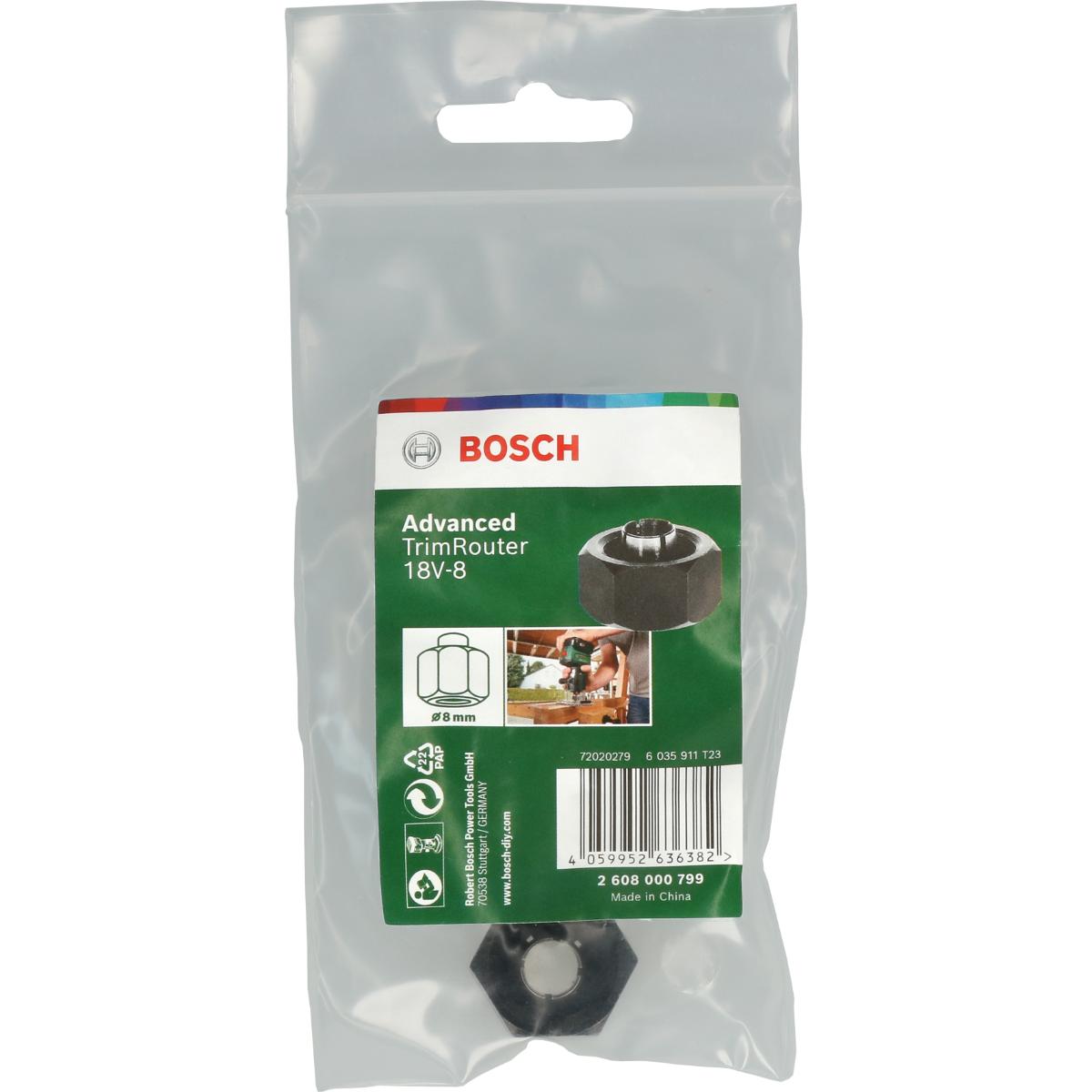 Bosch Spannhülse 8 mm für Advanced TrimRouter. für Handfräsen
