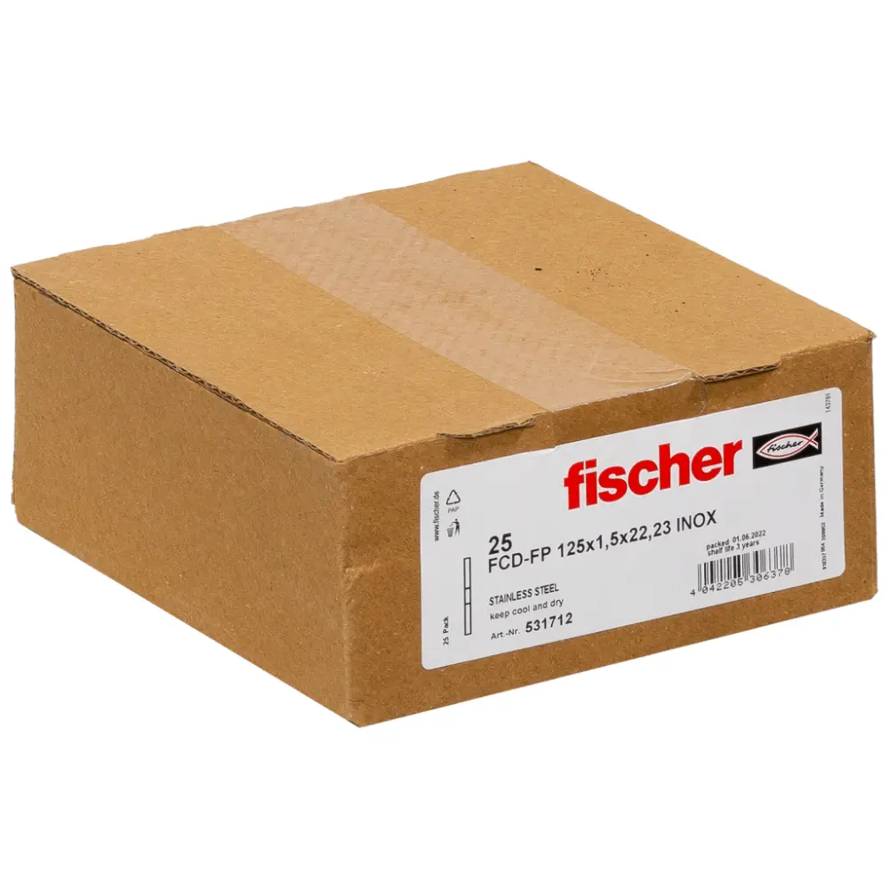 Fischer Trennscheibe FP 1,5/125 flach Inox