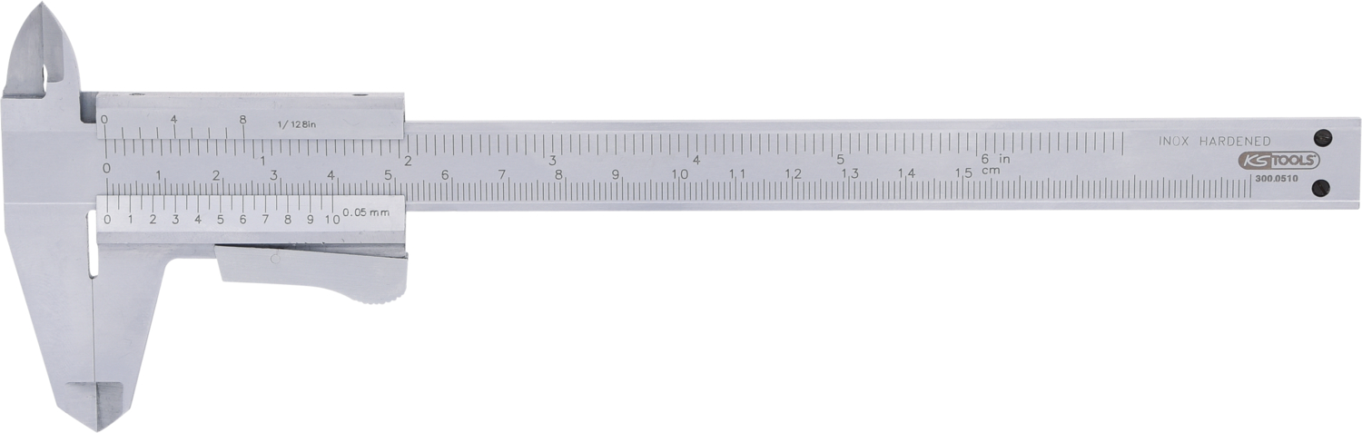 KS Tools Taschen-Messschieber 0-150mm, 235mm