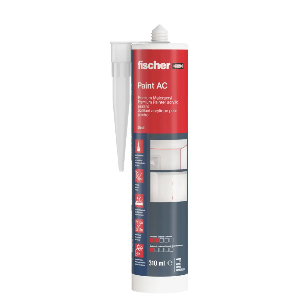 Fischer Maleracryl Paint AC (DMA) weiß 310 ml