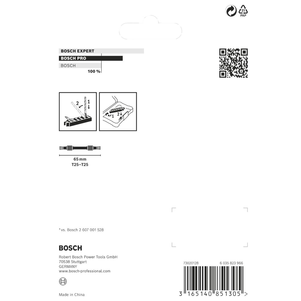Bosch PRO Doppelklingen Schrauberbit-Set Impact Control