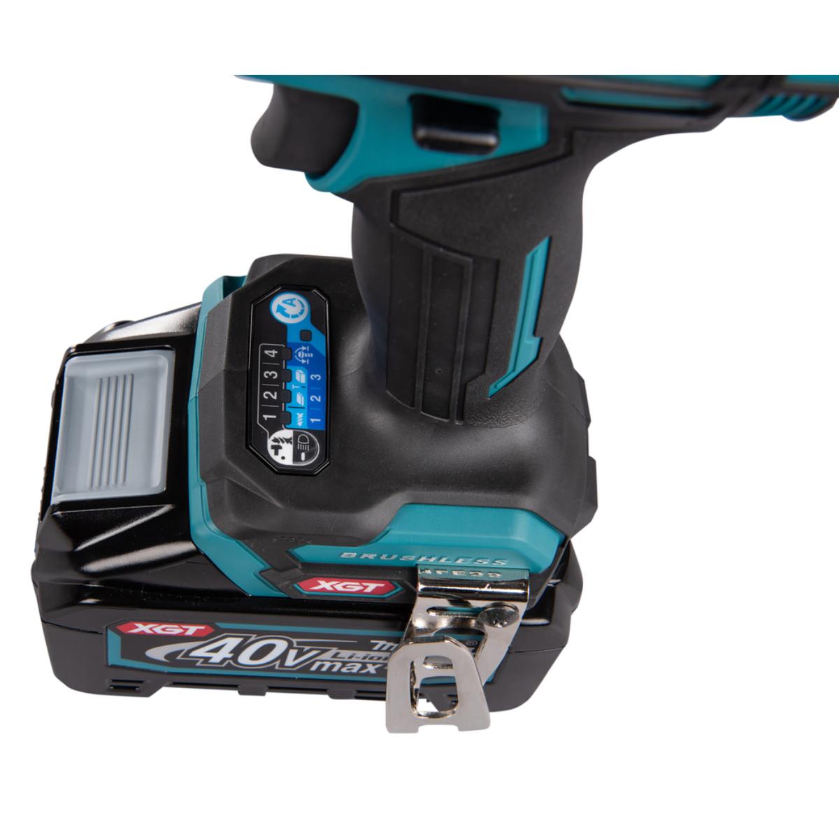 Makita Akku-Schlagschrauber XGT - 40V max. - 1/4 Zoll - 170 Nm - 0-3.700 U/min - TD002GD202