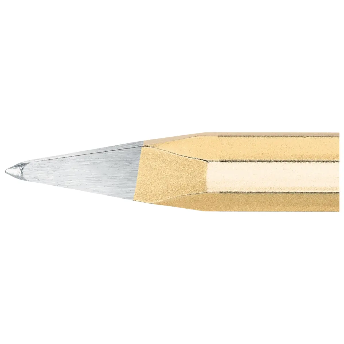 Rennsteig Spitzmeißel mit Handschutz 250 mm, 8-kant 16 mm, poliert