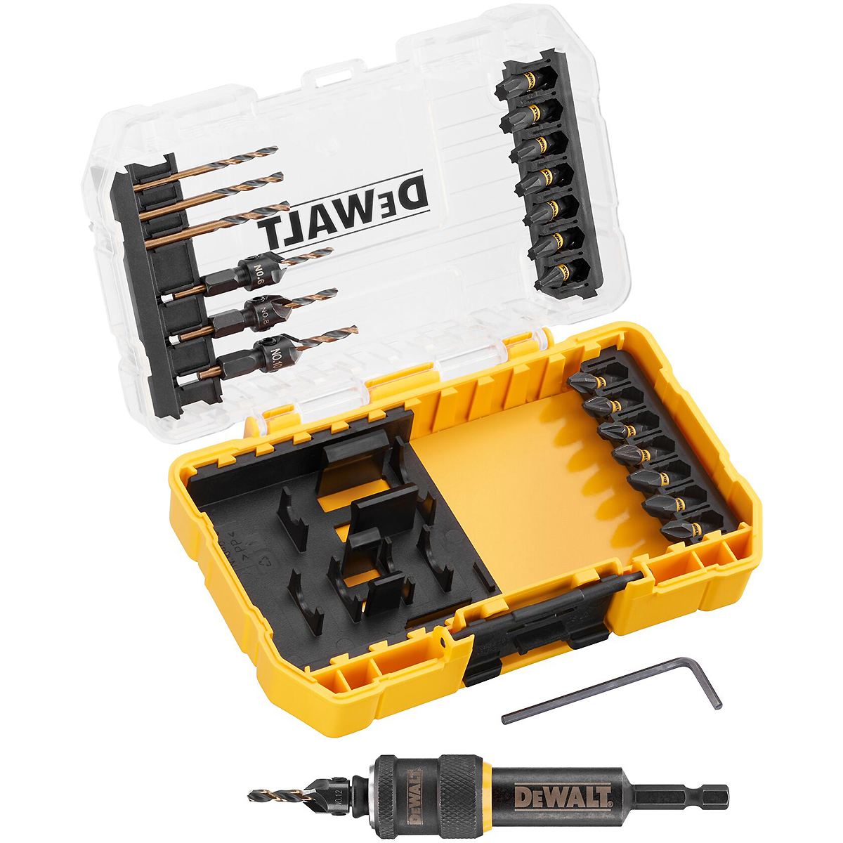 DEWALT FLEXTORQ Wechseladapter Bit & Bohrer-Set