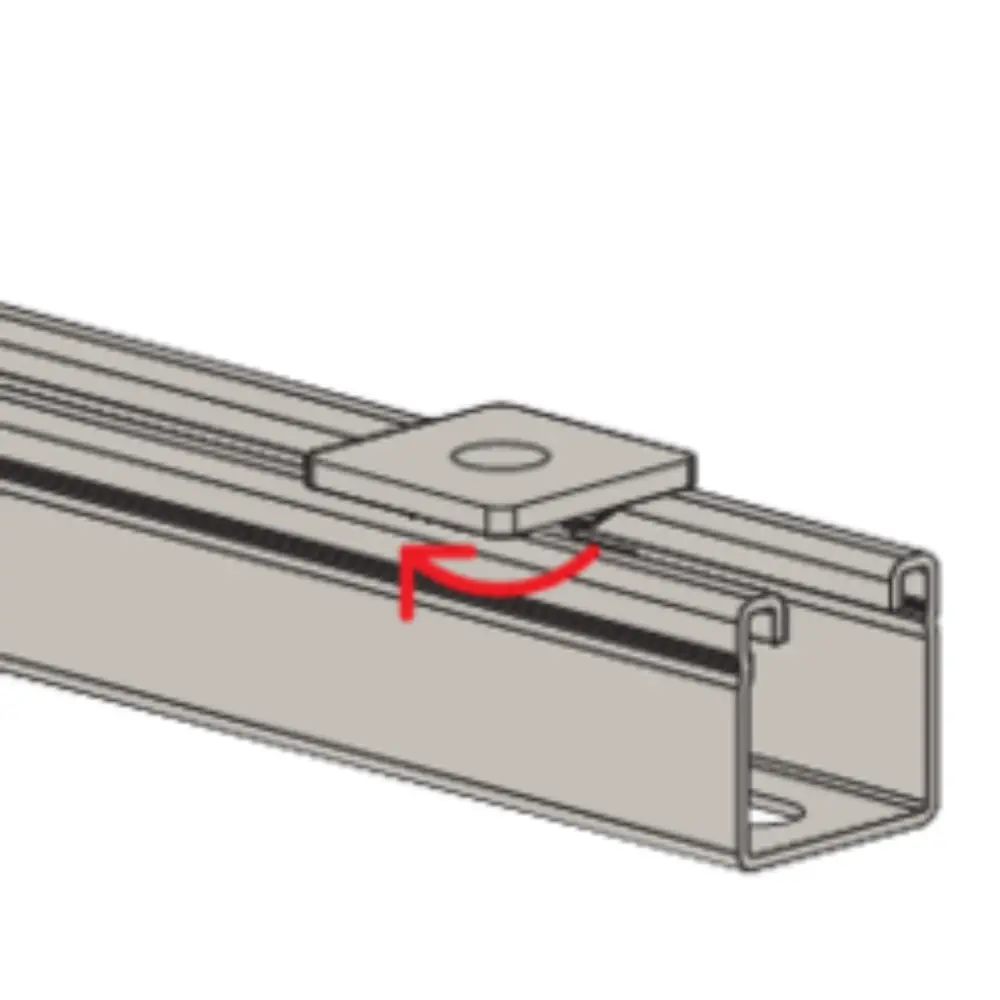 Fischer Schiebemutter FCN Clix M M8 A4