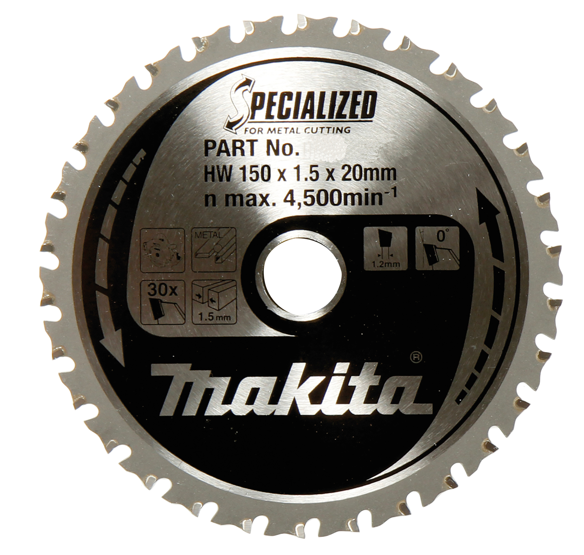 Makita Sägeblatt f. Alu 150x20x52Z - B-47064