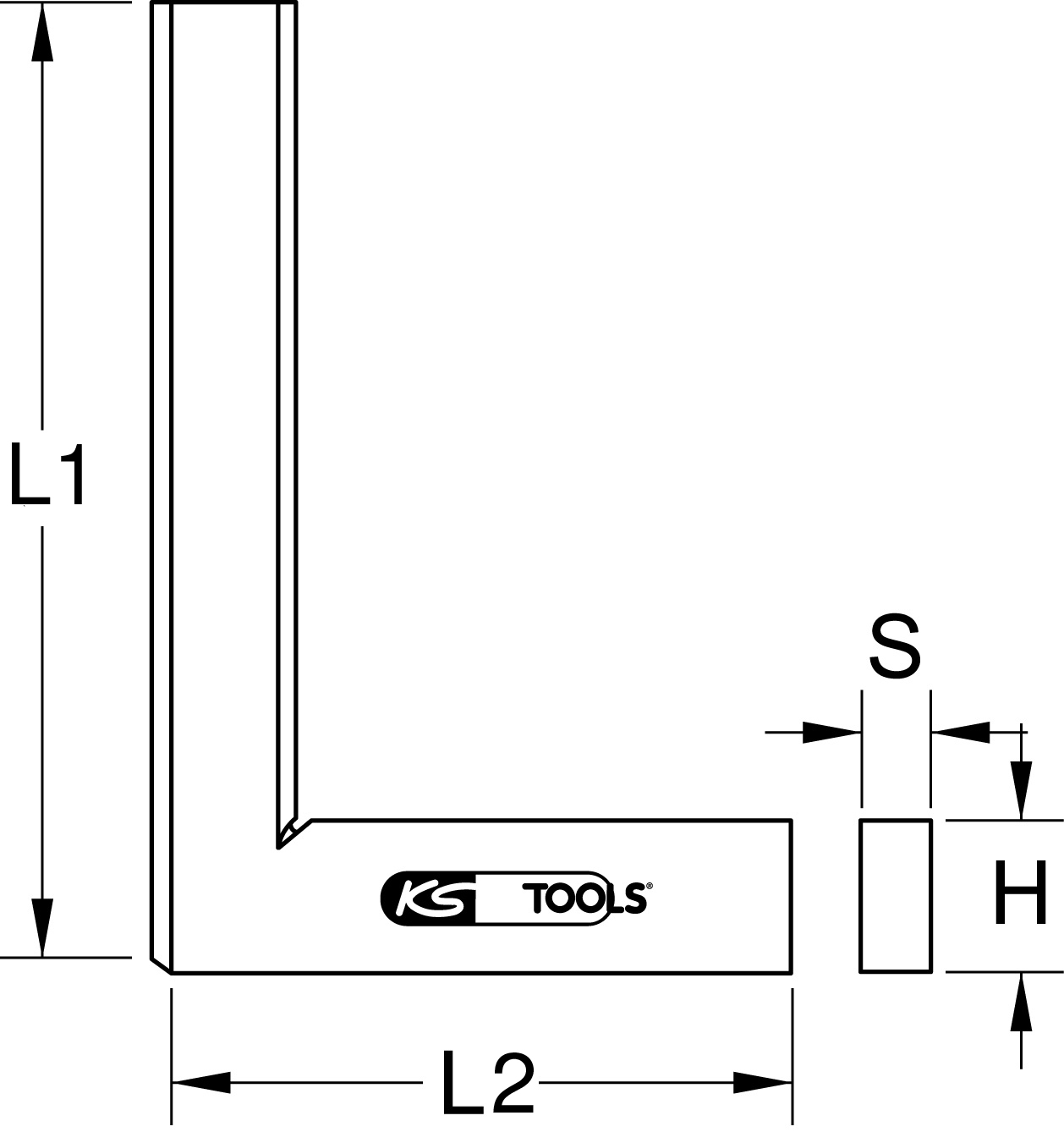 KS Tools Flachwinkel