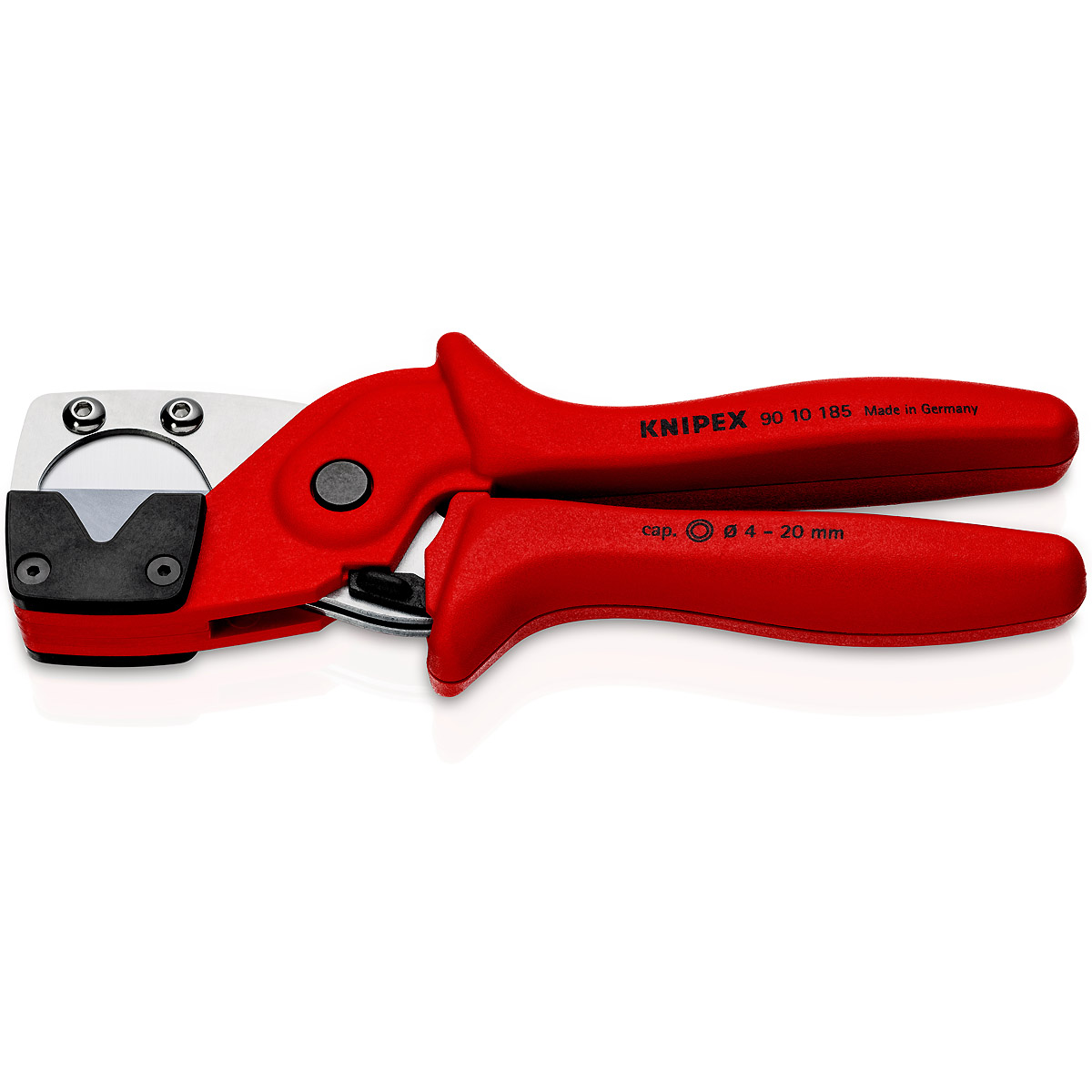 KNIPEX Rohrschneider für Mehrschicht- und Pneumatikschläuche 185 mm, glasfaserverstärkter Kunststoff