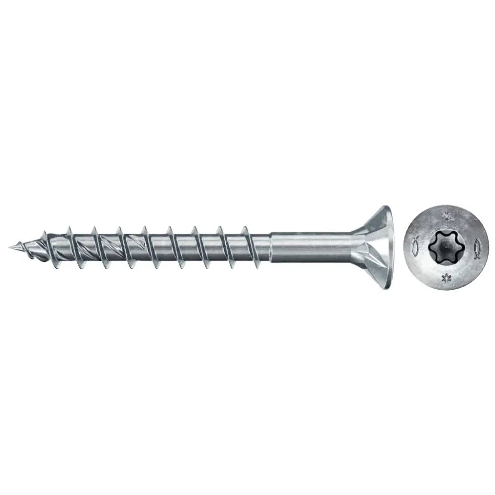 Fischer Spanplattenschraube 4,0x35 PowerFast FPF II CTP BC, Senkkopf, Innenstern TX. Teilgewinde