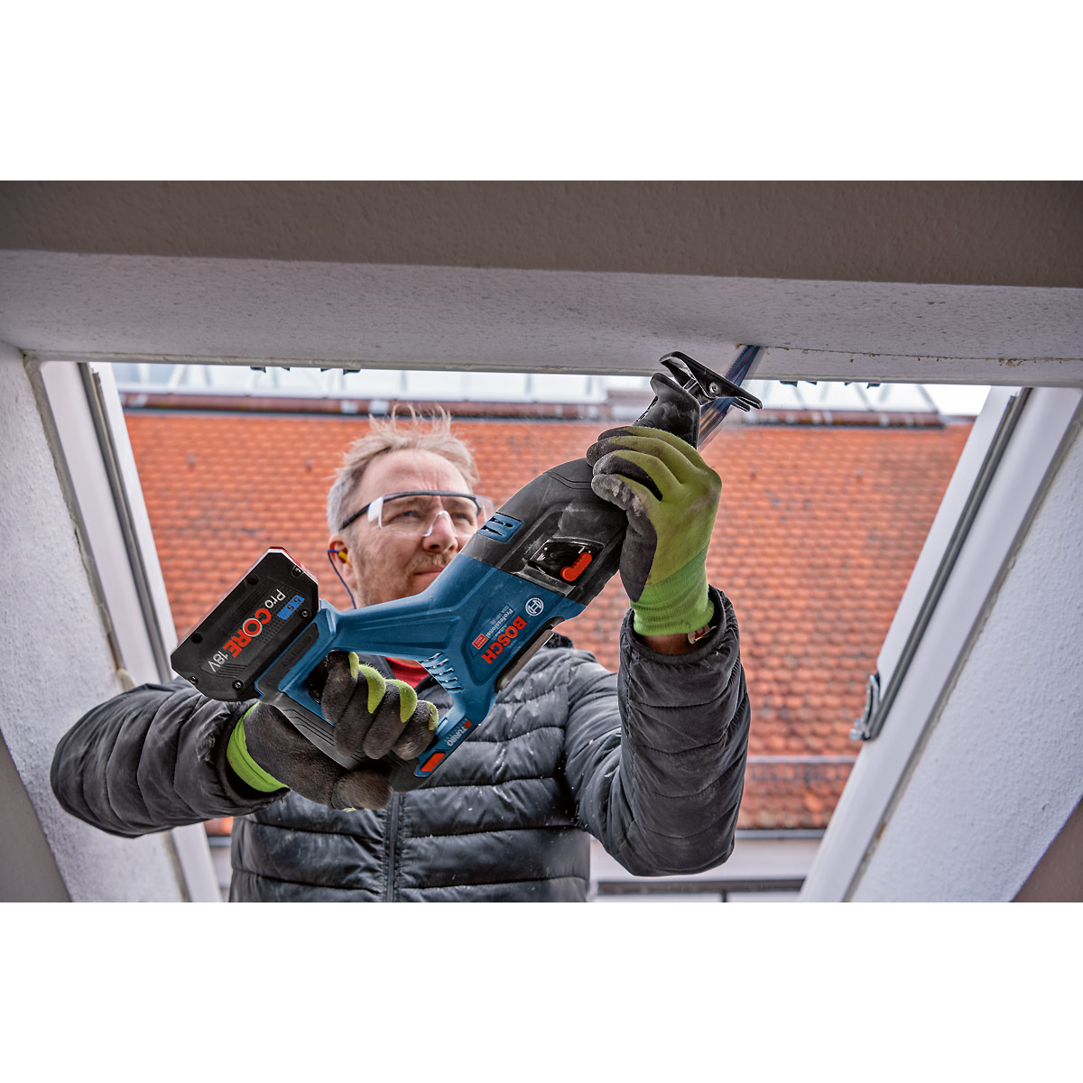 Bosch Akku-Säbelsäge BITURBO GSA 18V-28 mit Säbelsägeblatt Solo
