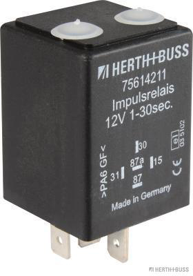 HERTH&BUSS Relais, Arbeitsstrom, 12 V, 15 A, 5 pins