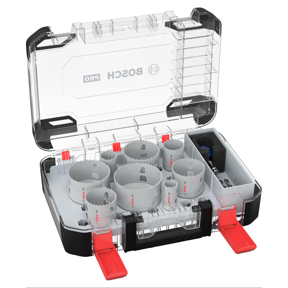 Bosch PRO Multi Material PC Plus Lochsägen ø 25,32,40,54,60,68,76,86 - 11 teiliges Set