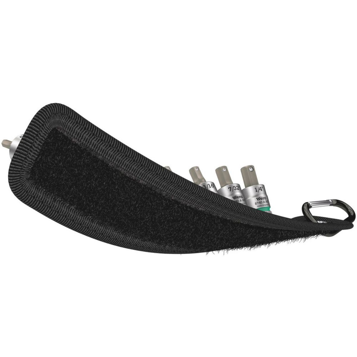Wera Belt A 2 Zyklop Bitnuss-Satz Innensechskant, mit Haltefunktion, 1/4"-Antrieb, 8-teilig