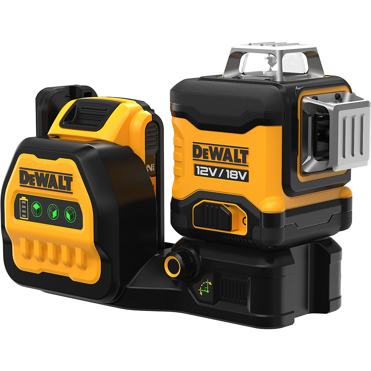 DEWALT Akku-Multi-Linienlaser grün 18V grün + Akku + Schnellladegerät