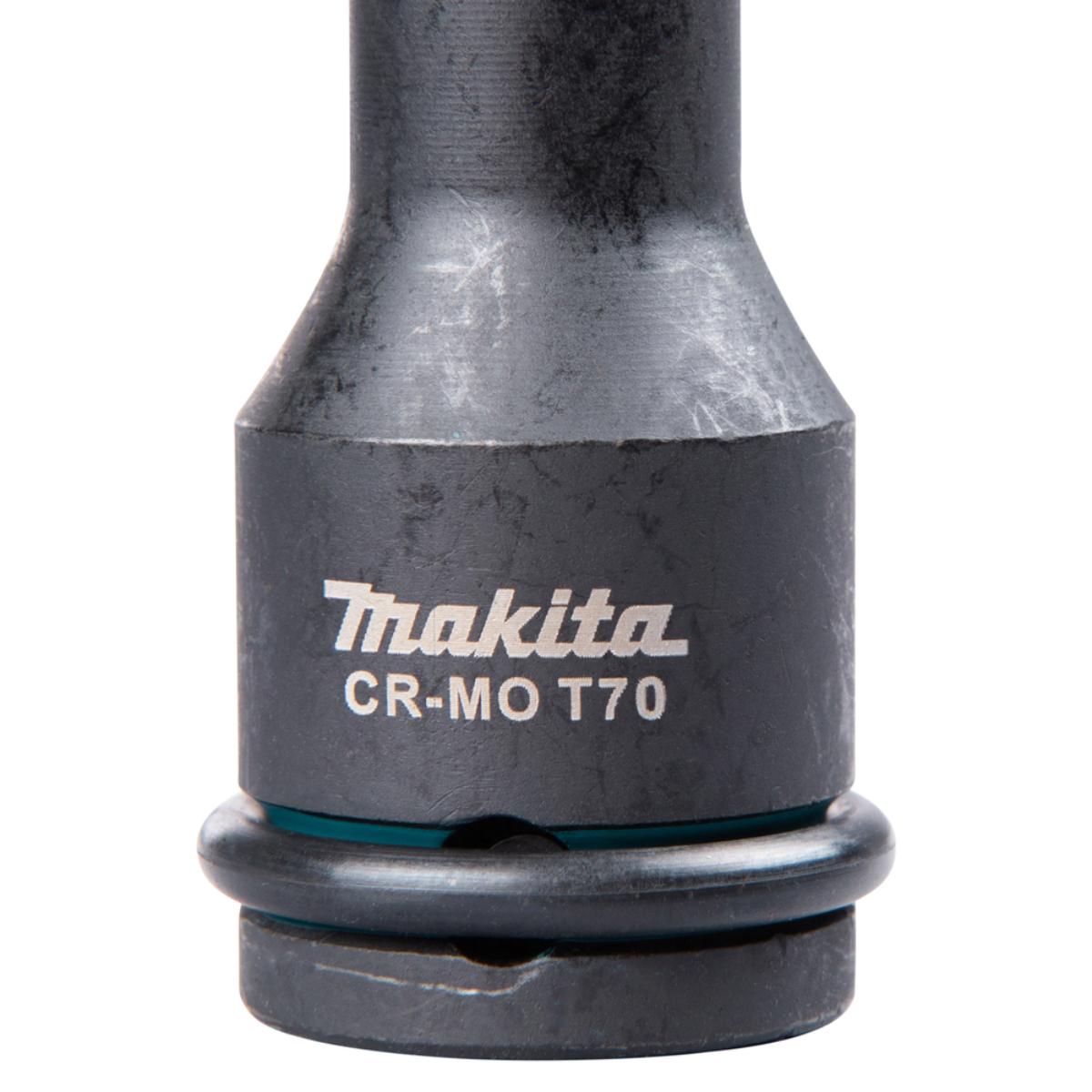 Makita T-Schlagnuss-Set 7-teiliges Set IMPACT BLACK, 1/2 Zoll Vierkant, Impact Black