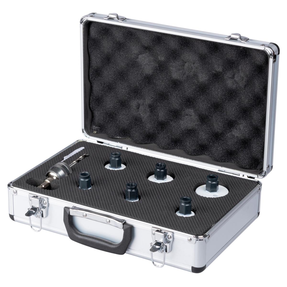 Makita EZYCHANGE Lochsägen-Set Elektriker 7-teilig HSS-BiM 7-tlg. - Ø 16-51 mm