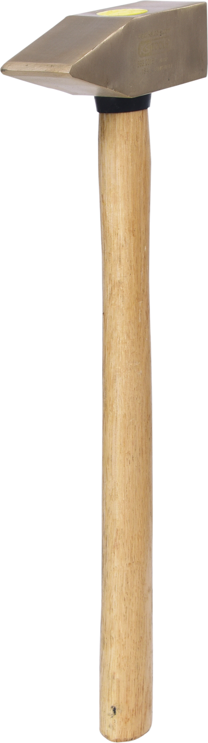 KS Tools BRONZEplus Schlosserhammer, mit Hickorystiel