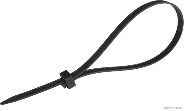 HERTH&BUSS Kabelbinder, 7,6 x 375 mm, PA 6.6, wiederverschließbar