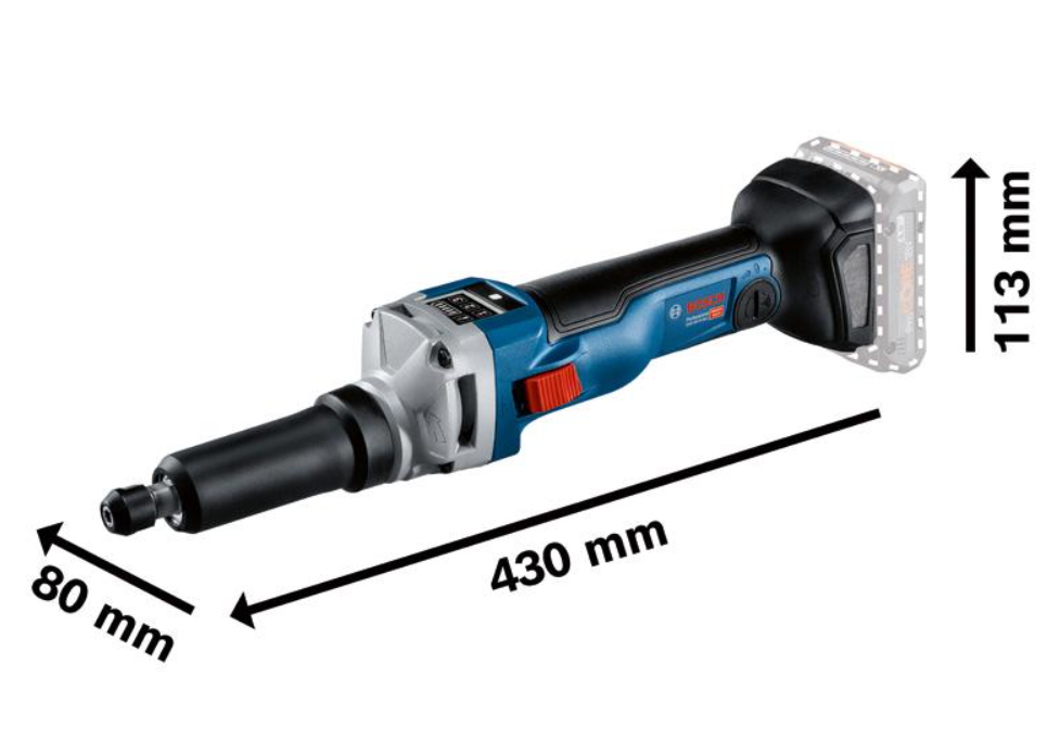 Bosch Akku-Geradschleifer GGS 18V-10 SLC mit L-BOXX