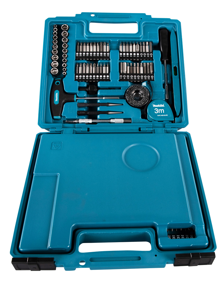 Makita Bohrer-Bit-Set, 212-teilig - Bohrer - Bits - Steckschlüsseleinsätze - E-06270