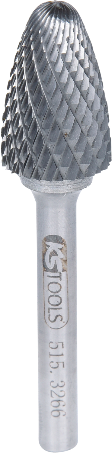 KS Tools HM Rundbogen-Frässtift Form F