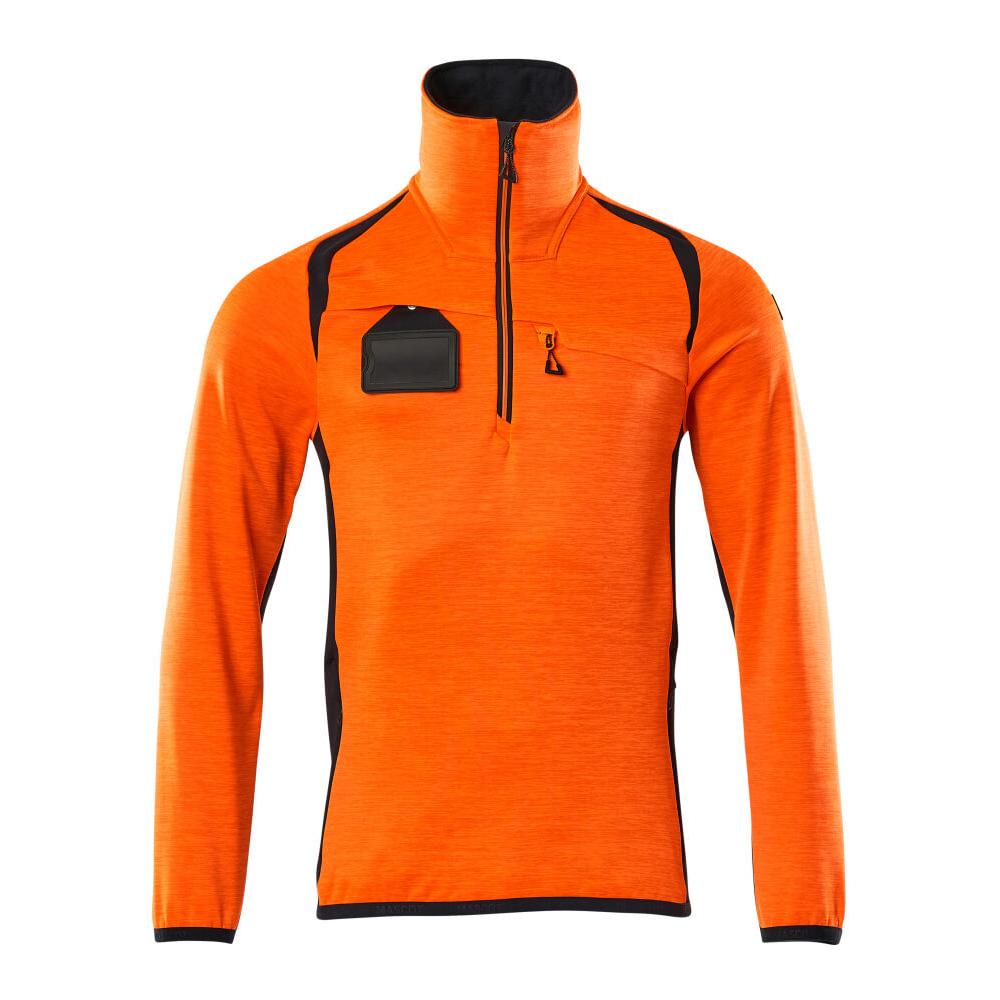 MASCOT Herren Fleecepullover mit kurzem Reißverschluss ACCELERATE SAFE