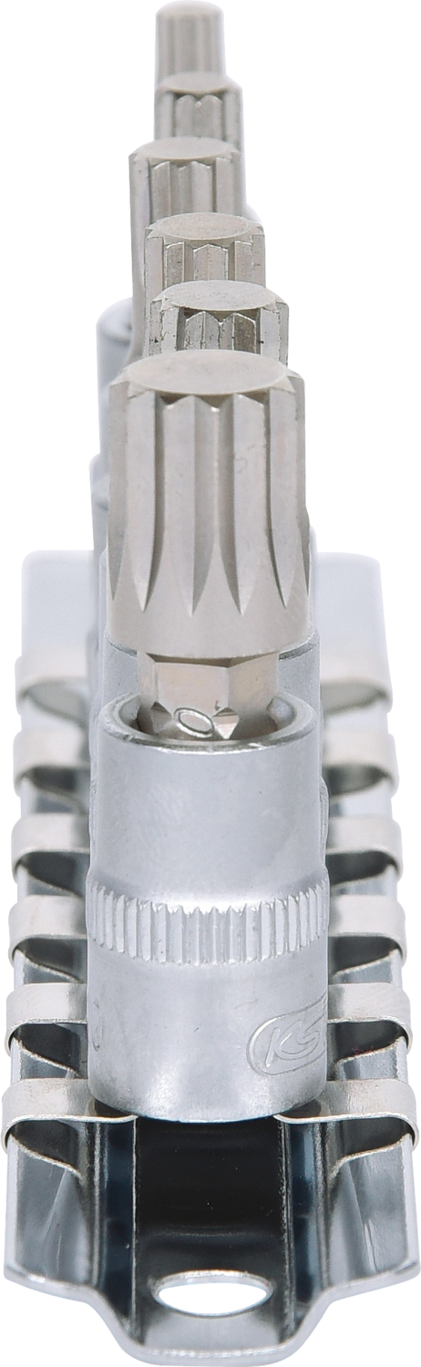 KS Tools 1/4" Bit-Stecknuss-Satz XZN, 6-tlg, M4-M10