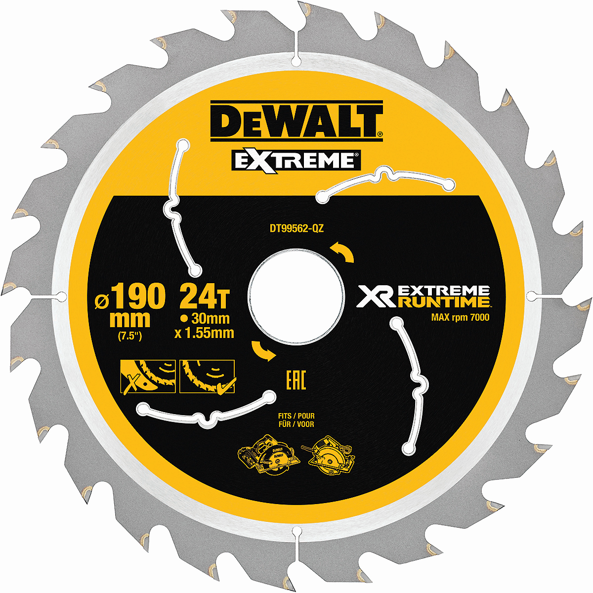 DEWALT XR EXTREME Kreissägeblatt Handkreissäge Laminat