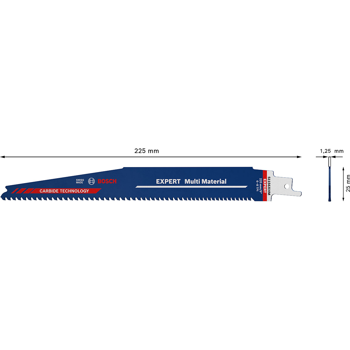 Bosch EXPERT ‘Multi Material’ S 1156 XHM Säbelsägeblatt