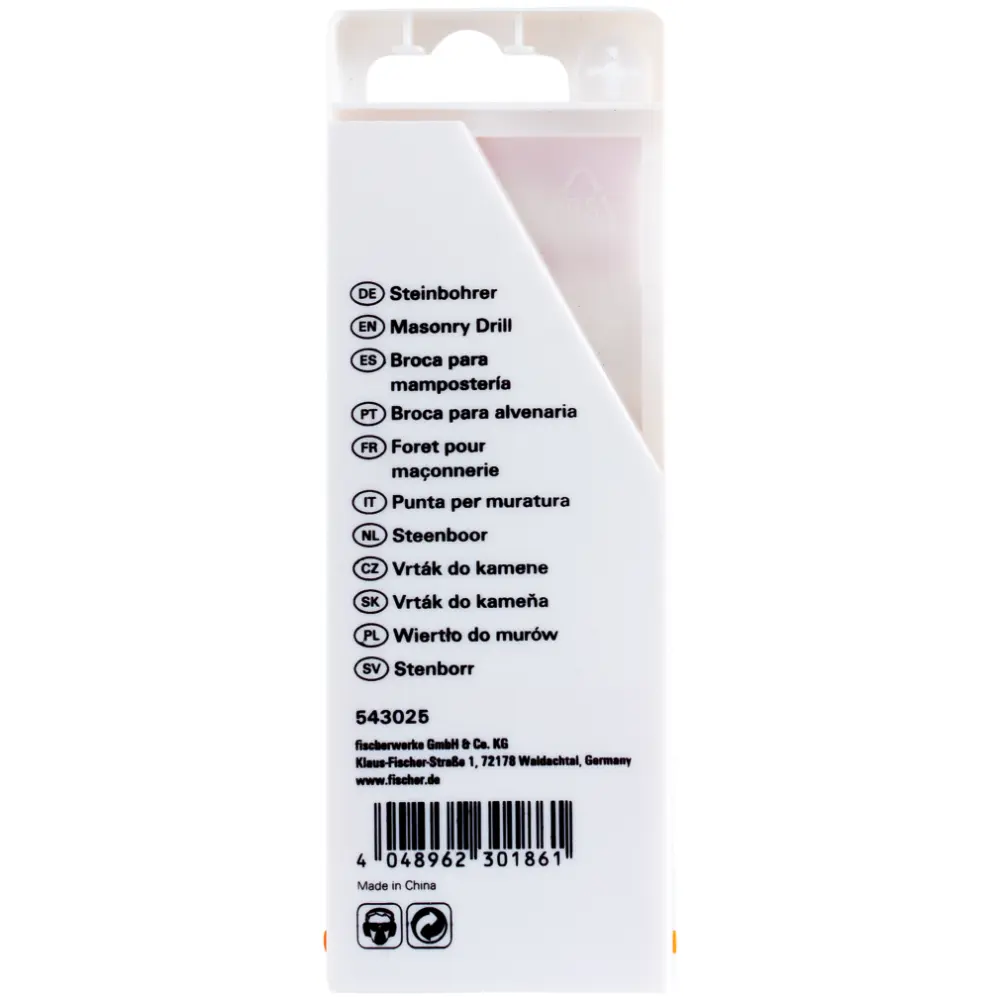 Fischer Steinbohrer D-S Set 4-10mm (5)