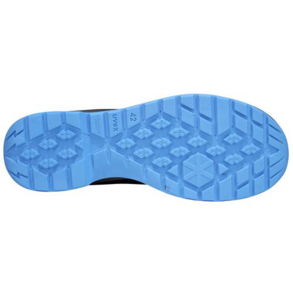 uvex 2 trend Sicherheitsschuh Halbschuhe S1, blau/schwarz