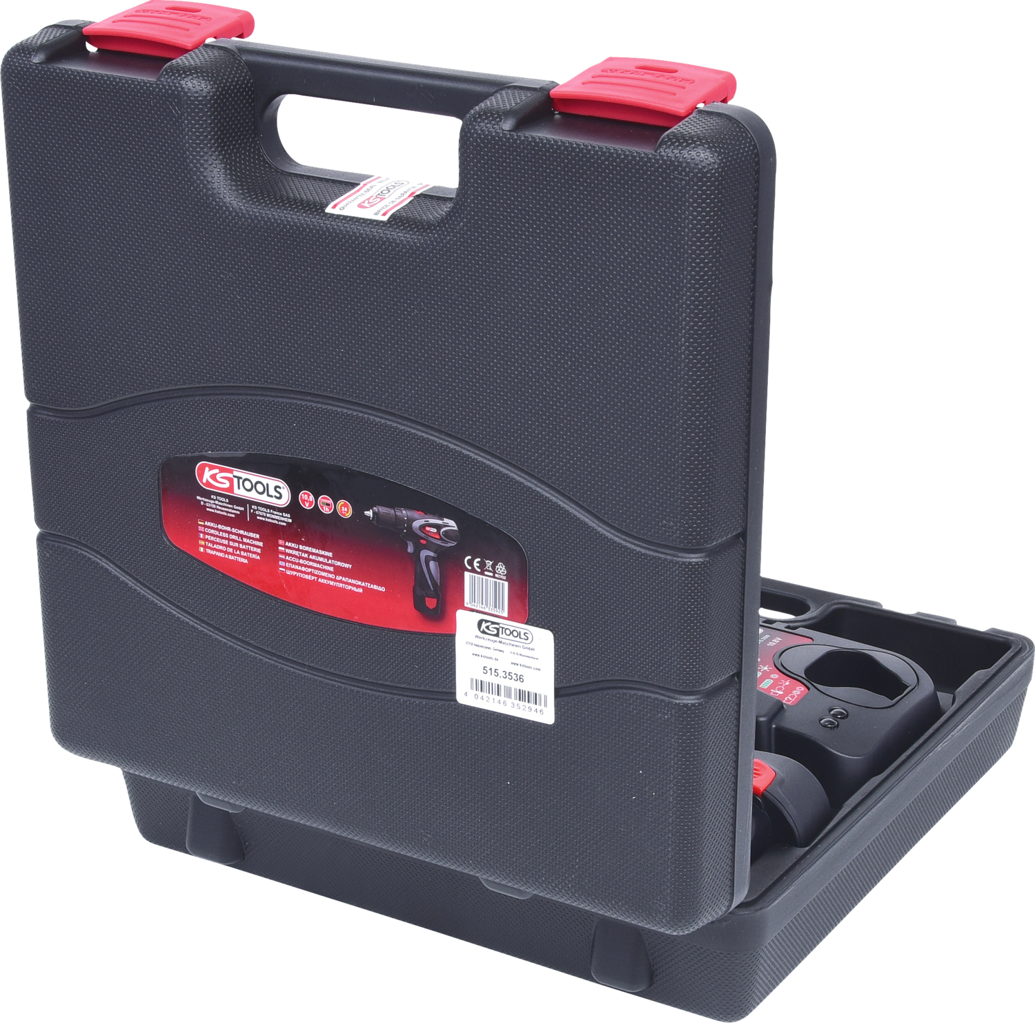 KS Tools Akku-Bohr-Schrauber, 24Nm, 1.870 U-min 10,8V, mit 1 Akku und 1 Ladegerät