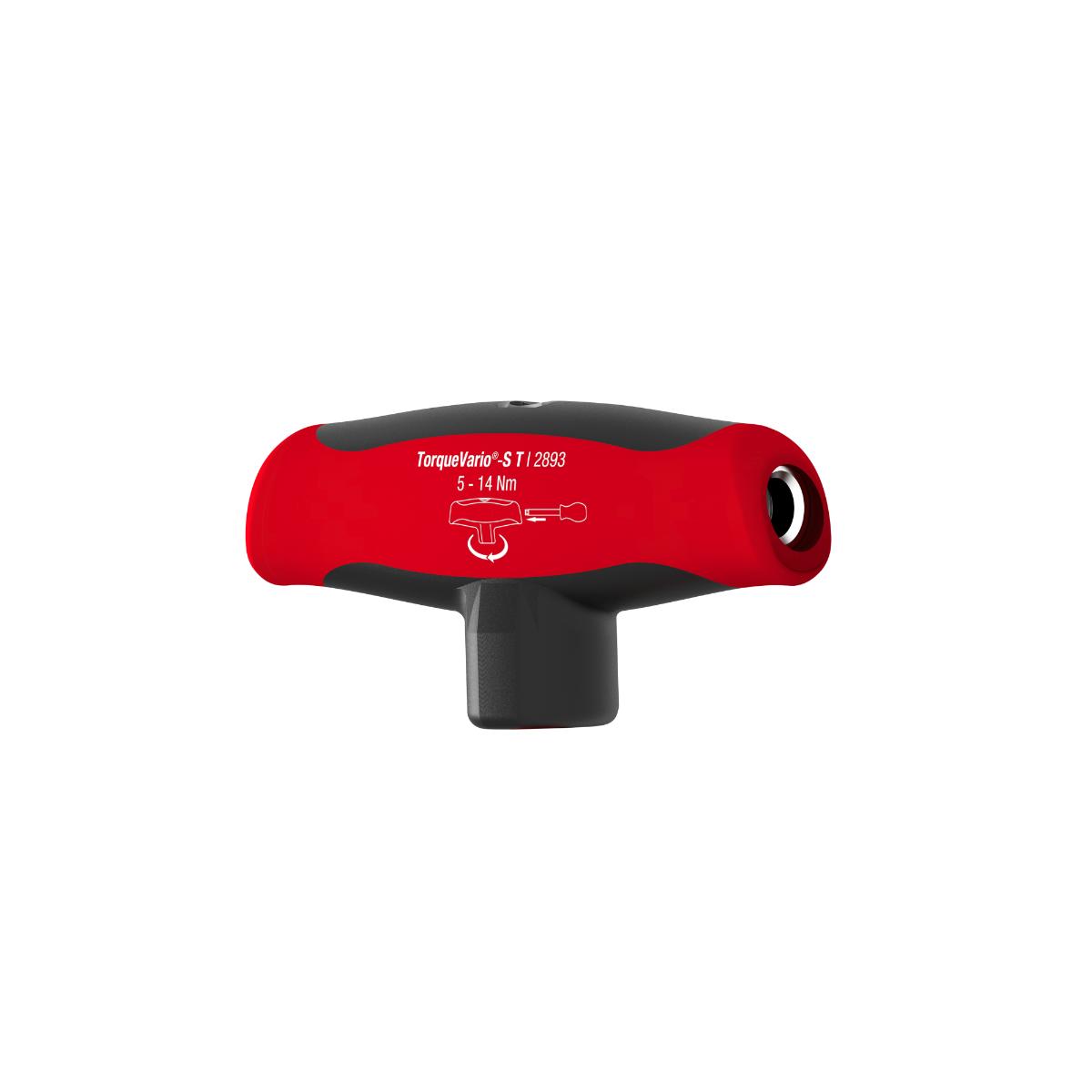 Wiha Drehmoment-Schraubendreher mit Quergriff TorqueVario -S T 5-14 Nm variabel einstellbare Drehmomentbegrenzung
