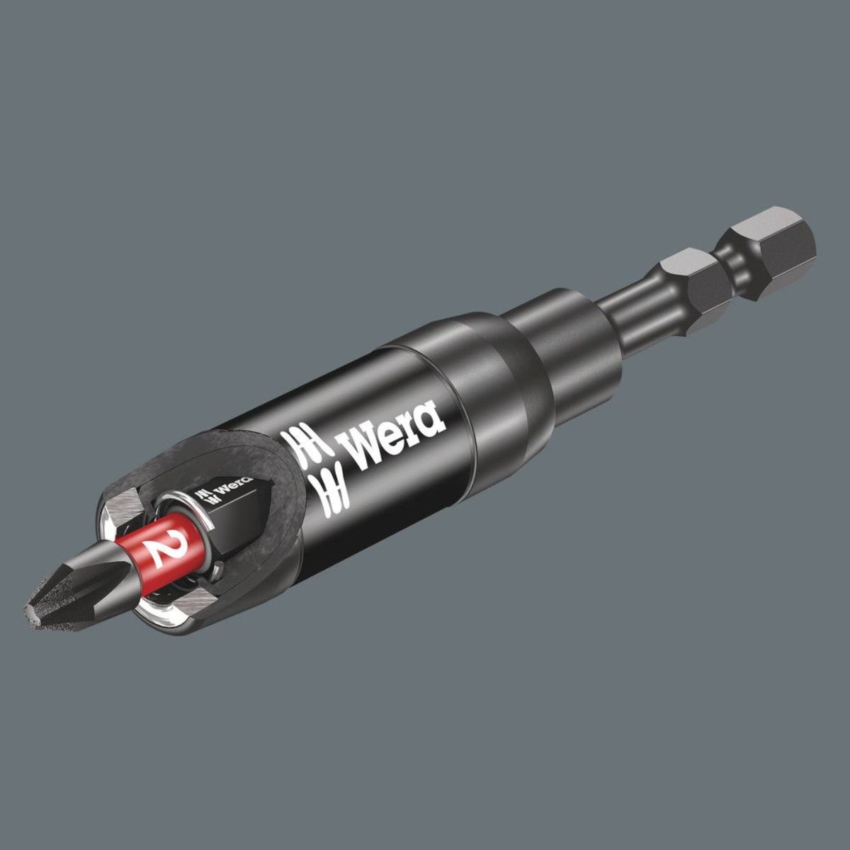 Wera 897/4 IMP R Impaktor Halter mit Ringmagnet und Sprengring