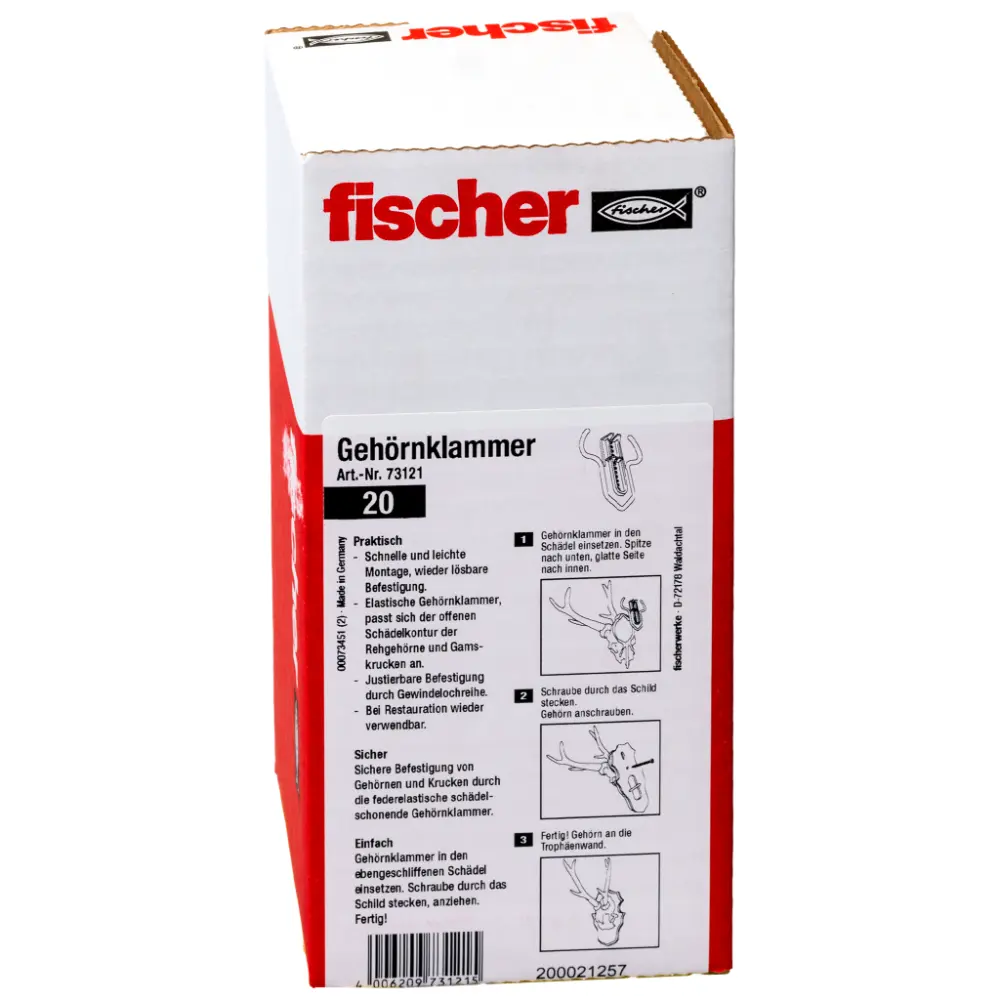 Fischer Gehörnklammer